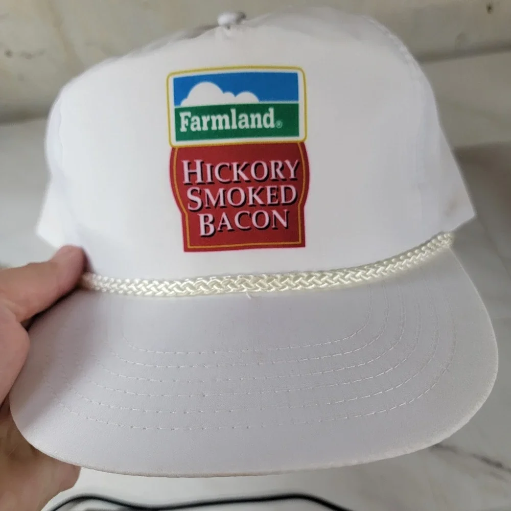 Vintage Farmland‎ Hat Snapback Baseball Cap Mens Sportsman